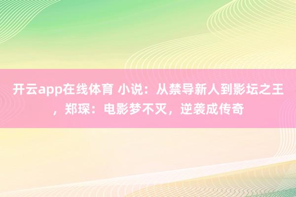 开云app在线体育 小说：从禁导新人到影坛之王，郑琛：电影梦不灭，逆袭成传奇
